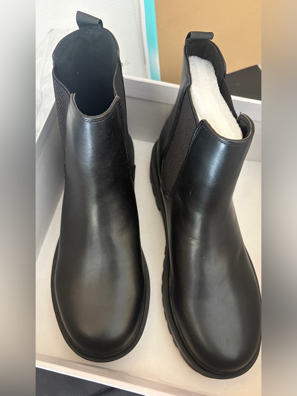 Soda Men's Black Chukka Boots - Smooth Slip-On Ankle Boot
